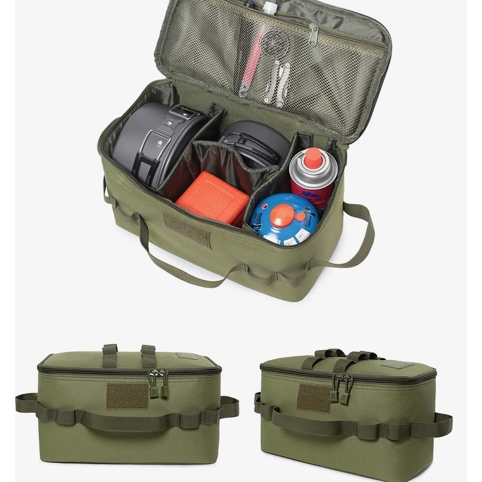 Outdoor Camping Essentials - Kamp Gaz Tankı Saklama Çantası Açık