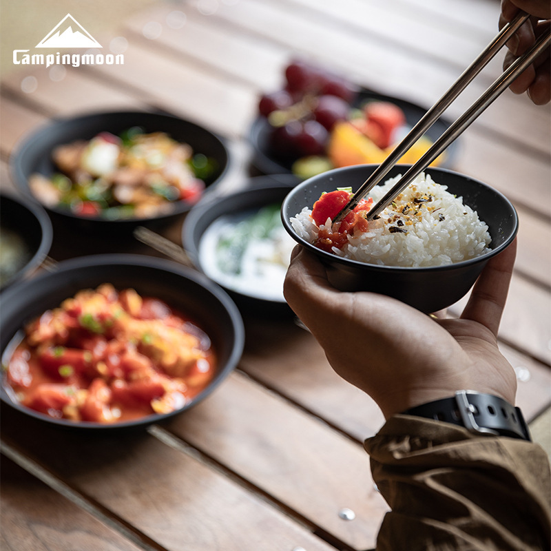 Outdoor Camping Korea - CAMPINGMOON Paslanmaz Çelik 304 Kase Tabak