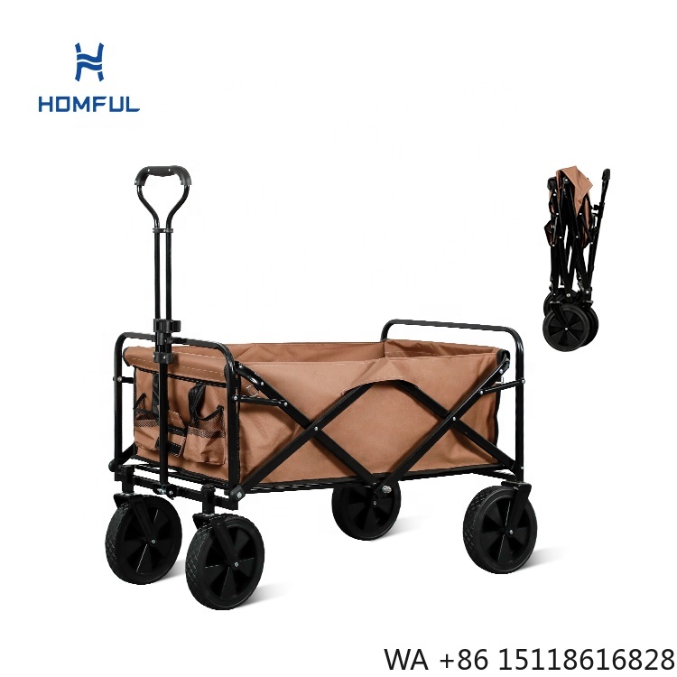 Outdoor Camping Folding Table - HOMFUL Balıkçılık Bollerwagen Katlanabilir Kamp Arabası
