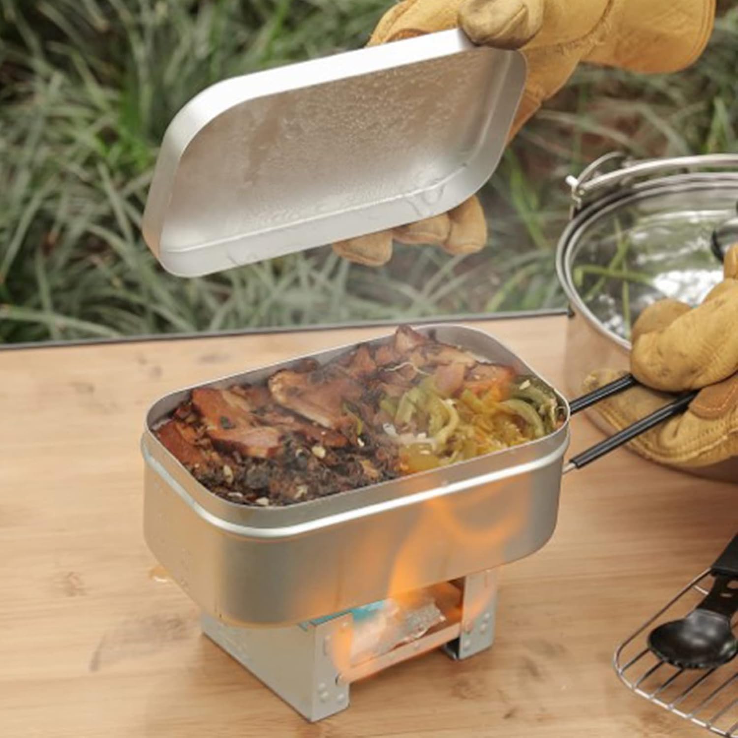 Outdoor Camping Essentials - Katlanabilir Bento Kutusu Sapı, Yetişkinler için