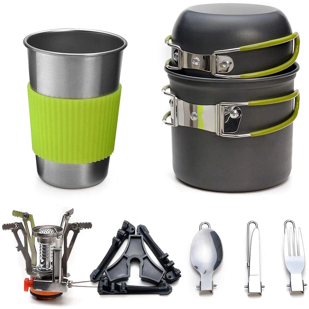 Outdoor Camping Kitchen Table - Kamp Tencere Seti Soba ile Açık