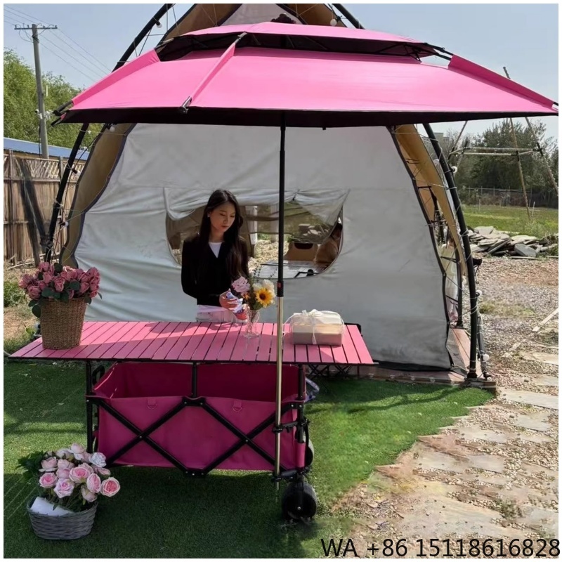 Outdoor Camping Folding Table - 420L Yüksek Kaliteli 4 Pozisyonlu Yükseklik