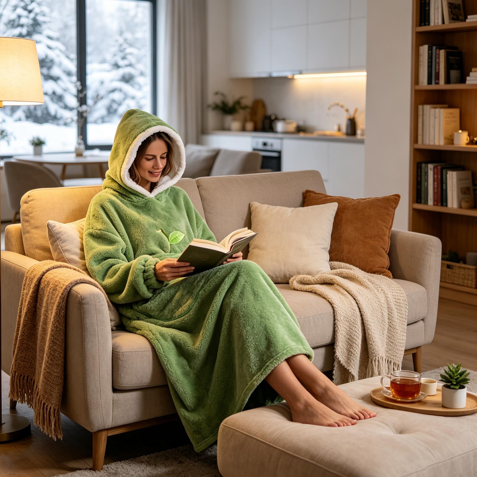 Kapüşonlu Battaniye Kazak Pola - Outdoor Camping Blanket incelemesi ve fiyatı