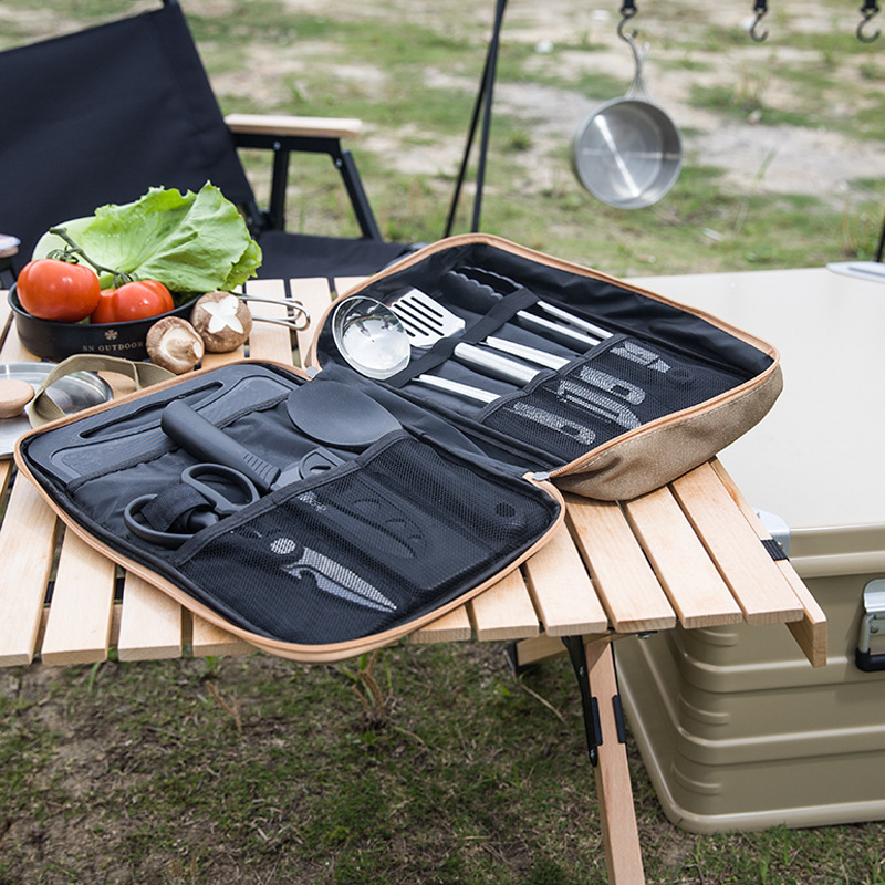 8 adet Kamp Mutfak Tencere Set - Outdoor Camping Kitchen Table incelemesi ve fiyatı