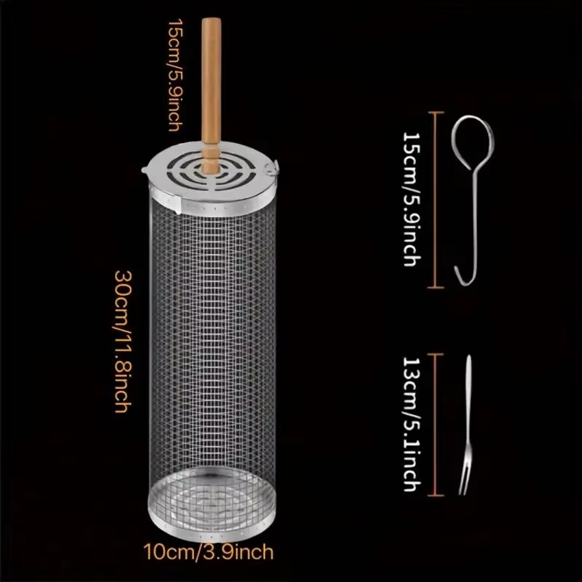 Yuvarlak Barbekü Izgara Sepeti - Outdoor Camping Essentials incelemesi ve fiyatı