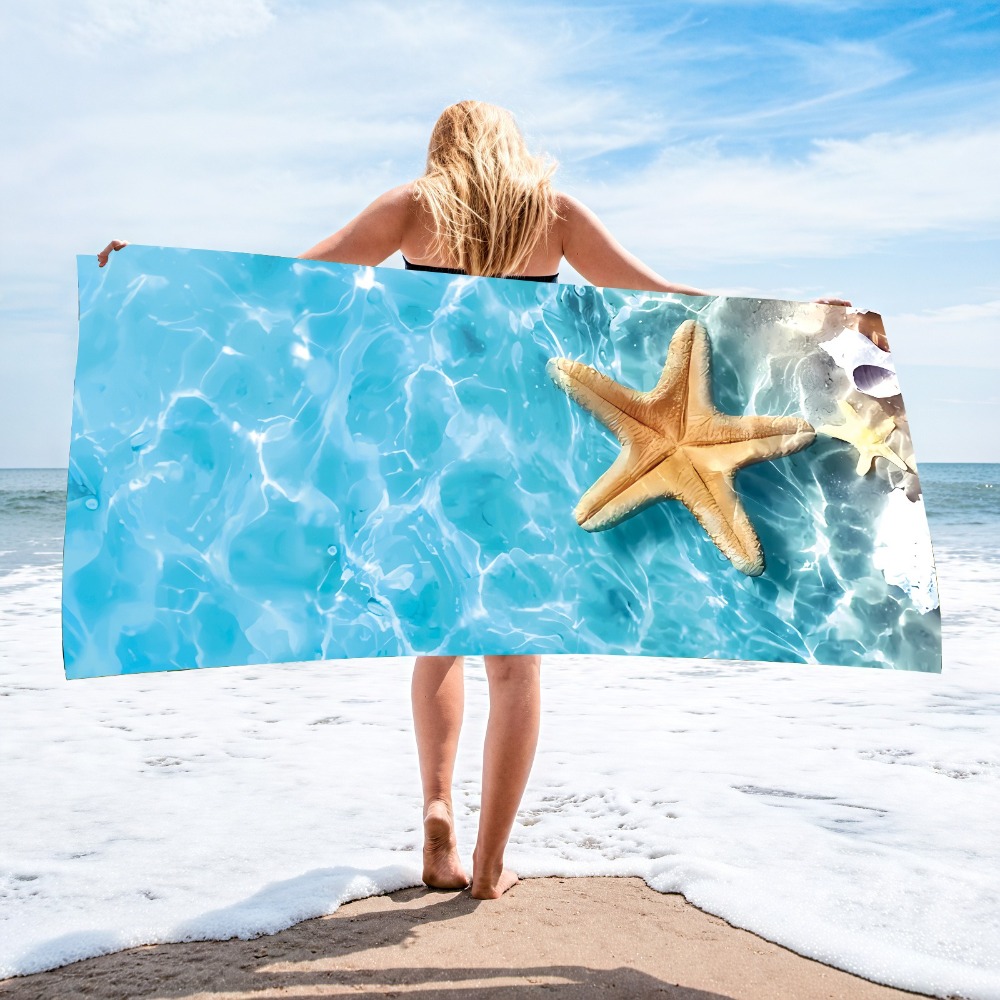 27.5x55 inç Mavi Okyanus Deniz - Outdoor Camping Blanket incelemesi ve fiyatı