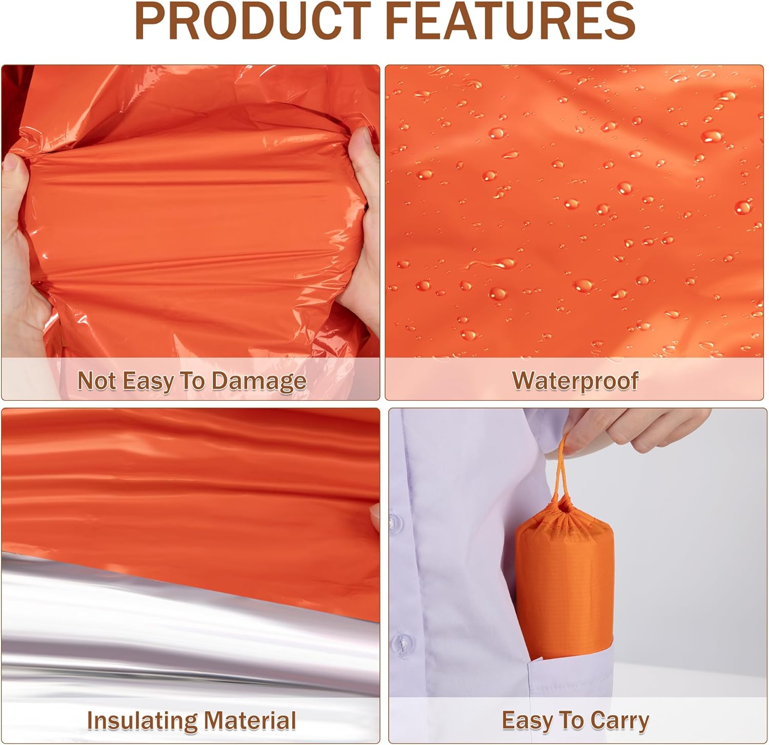 Acil Durum Mylar Uyku Tulumu T - Outdoor Camping Essential Gear incelemesi ve fiyatı