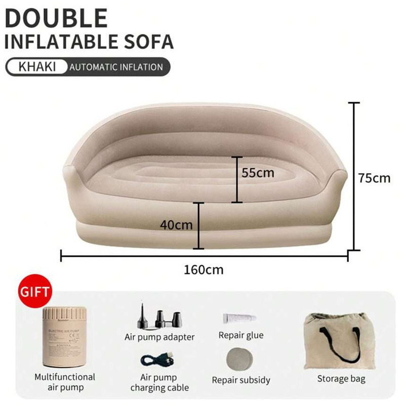 Otomatik şişme Sofa açık çift  - Outdoor Camping Lounge Chairs incelemesi ve fiyatı