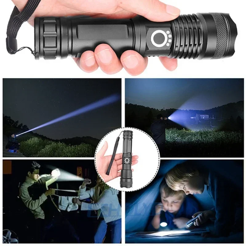 Yüksek Güçlü XHP70 Led El Fene - Outdoor Camping Lamp incelemesi ve fiyatı