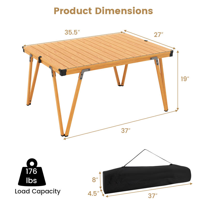 Tek Kişilik Katlanır Piknik Ma - Outdoor Camping Folding Table incelemesi ve fiyatı